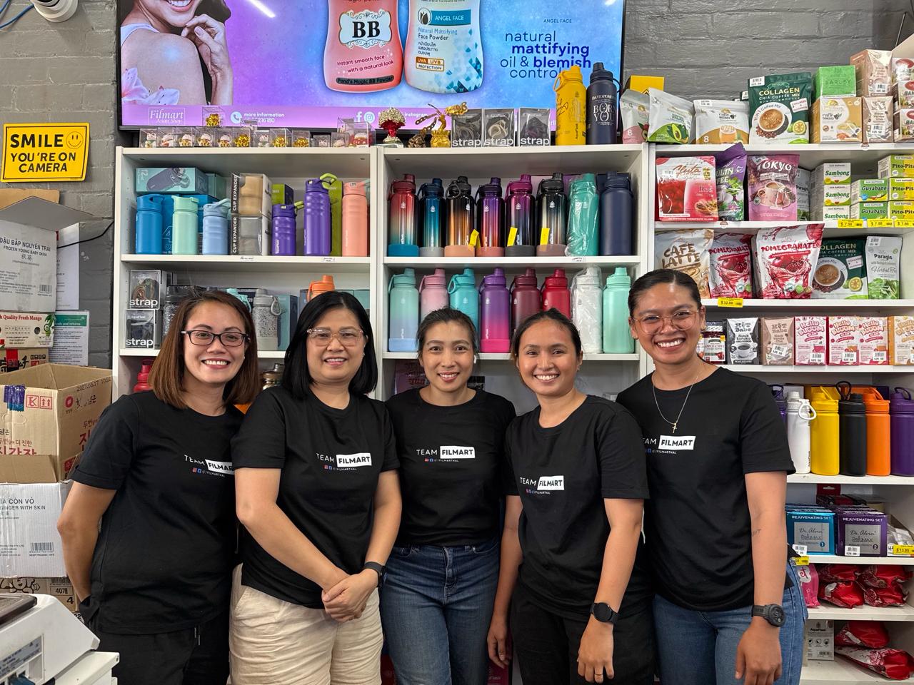 Filmart Asian Shop team standing in store